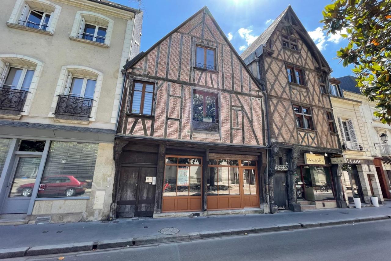 Le Chambord Beautiful Half-Timbered House With Terrace Appartement Tours Buitenkant foto